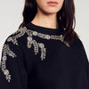 Embellished Sweatshirt Black
