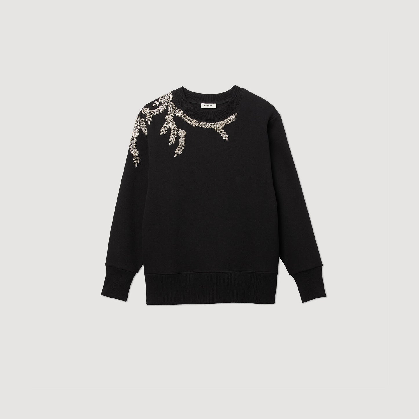 Embellished Sweatshirt Black