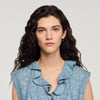 Iseo Sequin Top Blue
