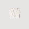 Nayana Guipure Lace Crop Top White