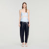 Plumeti  Top Blue / Ecru