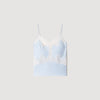 Plumeti  Top Blue / Ecru