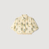 Calaventa Paisley print crop top Light Yellow