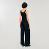 Astrale Vest Top With Rhinestones Black