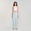 Oasis Beaded And Rhinestone Tank Top White