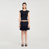 Draped T Shirt Black