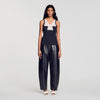 Sofie Ribbed Vest Top With Lace Black