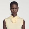 Dreamer Smocked T-shirt with flower detail Vanilla