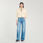Isabela Cropped Tweed Jacket Ecru