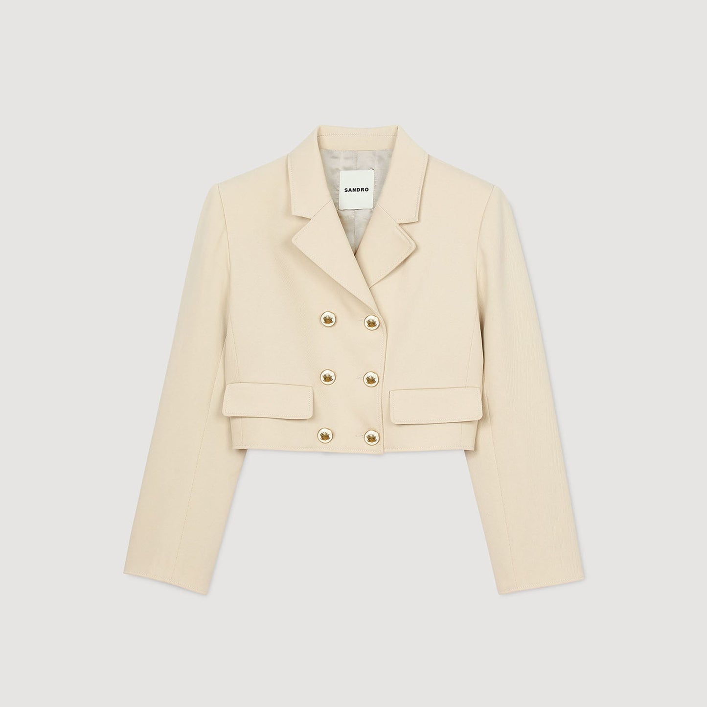 Cropped Jacket Sand