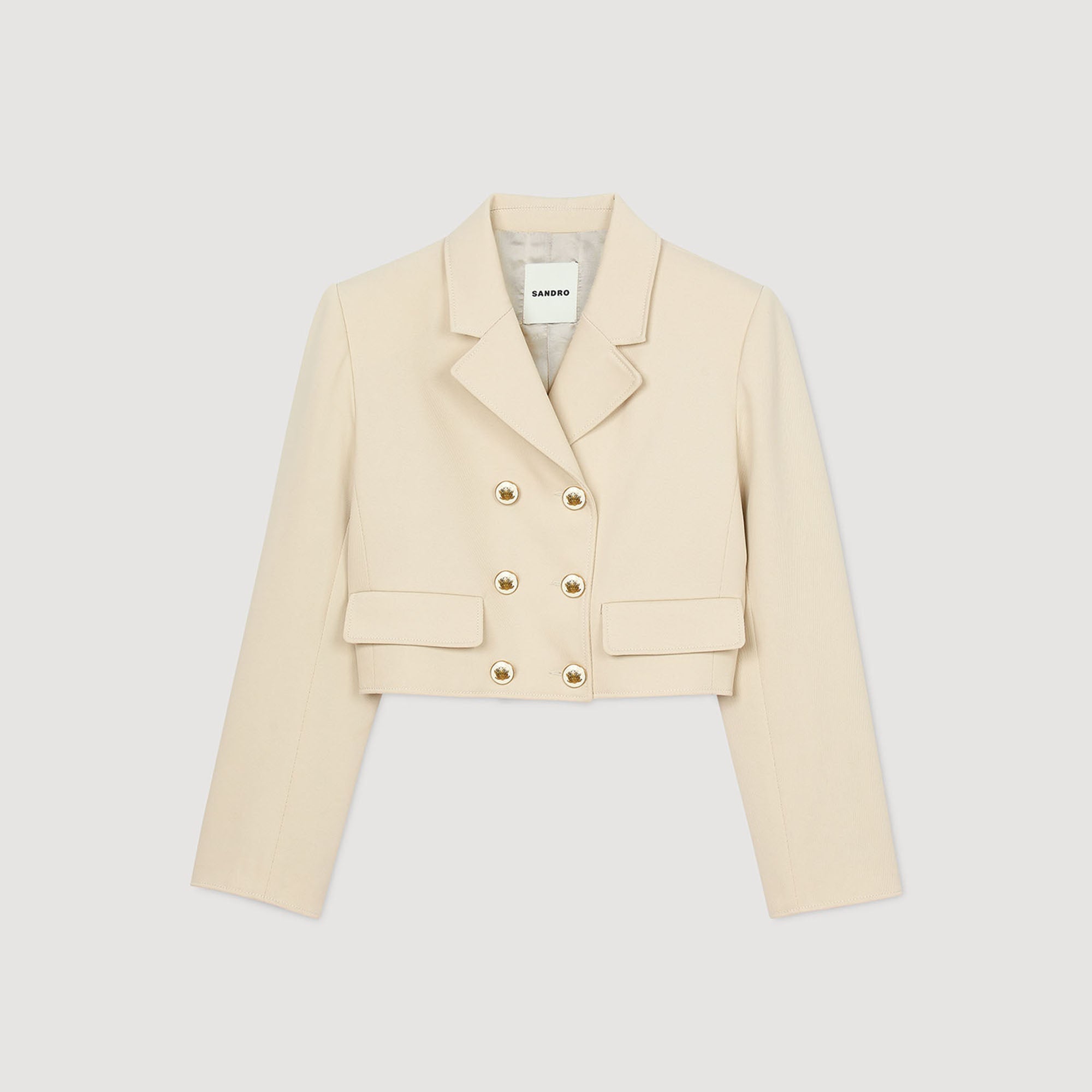 Cropped Jacket Sand