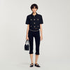 Short-Sleeved Jacket Black