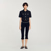 Short-Sleeved Jacket Black