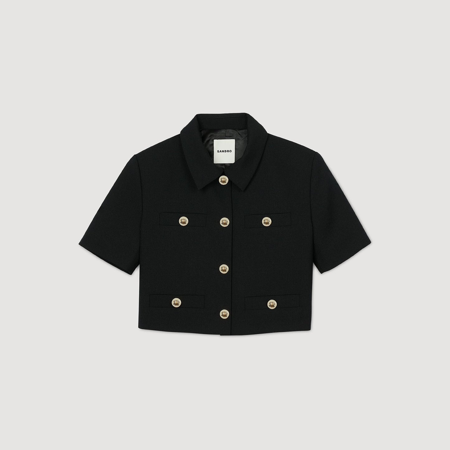 Short-Sleeved Jacket Black