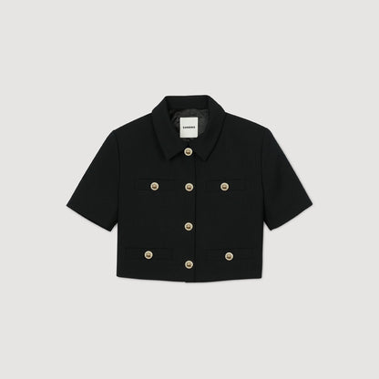 Short-Sleeved Jacket Black
