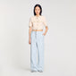 Ana Short-Sleeved Tweed Jacket Ecru / Pink
