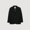 Sequinned Suit Jacket Black