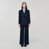 Theane Pinstripe jacket Navy Blue