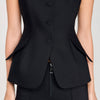 Monroe Peplum Jacket Black