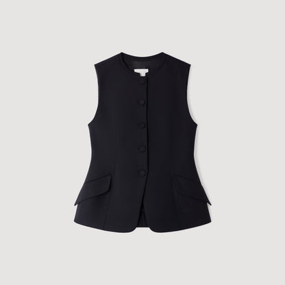 Monroe Peplum Jacket Black