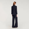 Moncea Tuxedo Jacket With Satin Collar Black