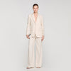 Birkin Striped Tailored Jacket Ecru / Silver