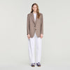 Valencia  Suit Jacket Brown