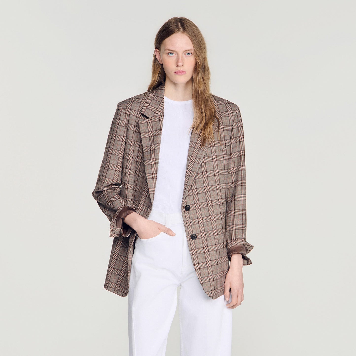 Valencia  Suit Jacket Brown