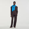 Amanda Striped suit jacket Marron / Bleu