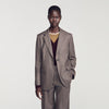 Alix Wool suit jacket Greige
