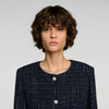 Ophelie Decorative tweed jacket Blue