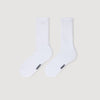 Double-S- Sock Embroidered Socks White