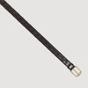 Large Woven Belt Braided veg-tanned leather belt Chocolate