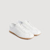 Soft Runner Leather Leather running trainers White