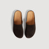 Sabot Suede Split leather mules Chocolate