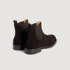 Chelsea Suede Boots Split leather Chelsea boots Chocolate