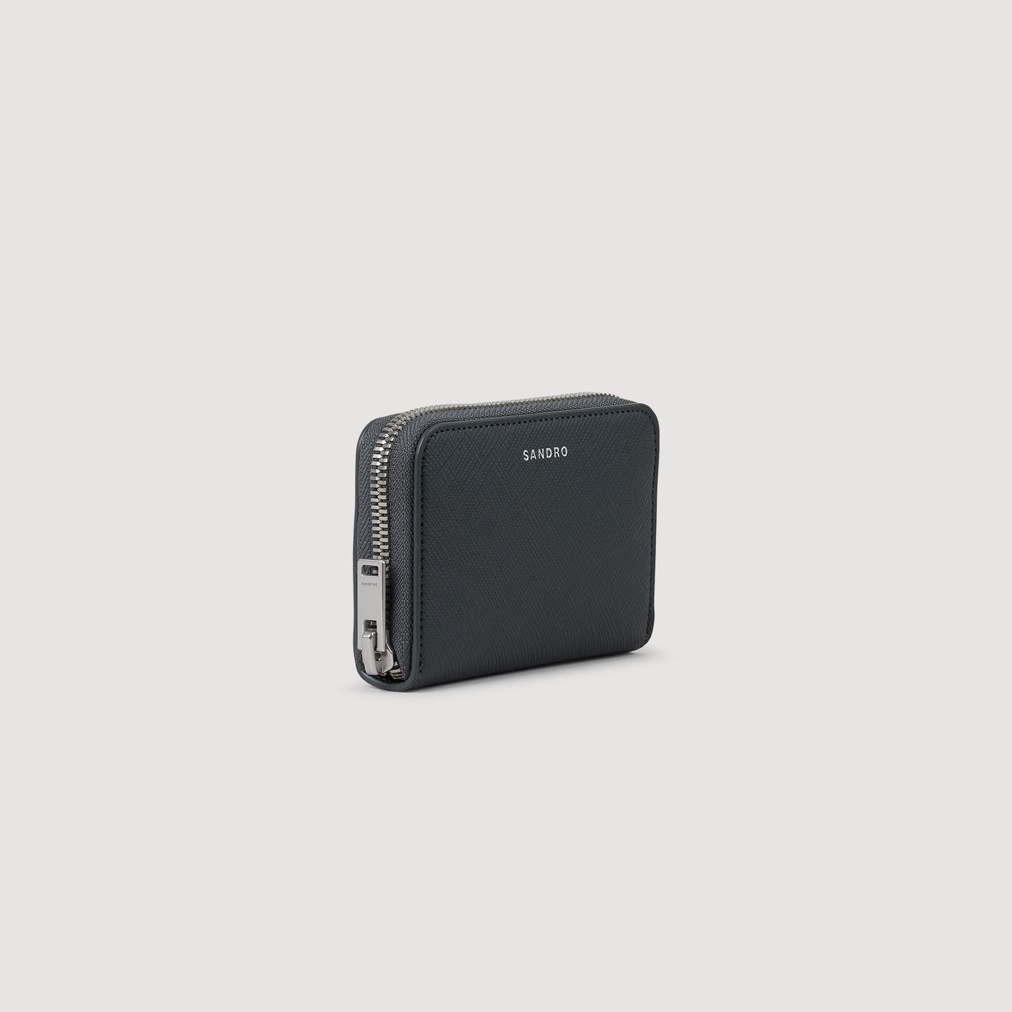 Wallet Zip Zipped cord wallet Black