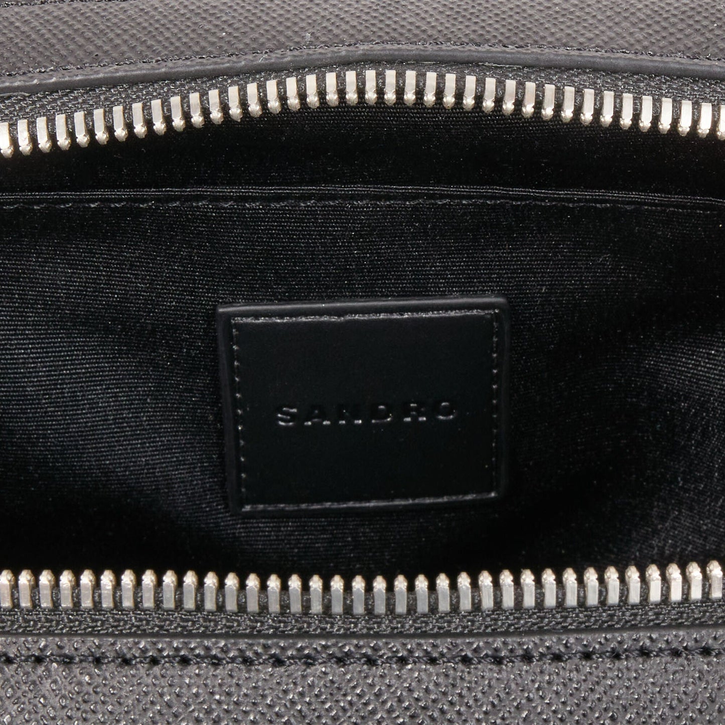Brick Bag Saffiano Small Recycled Leather Bag Black