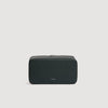 Washbag Saffiano Reconstituted leather toilet bag Green