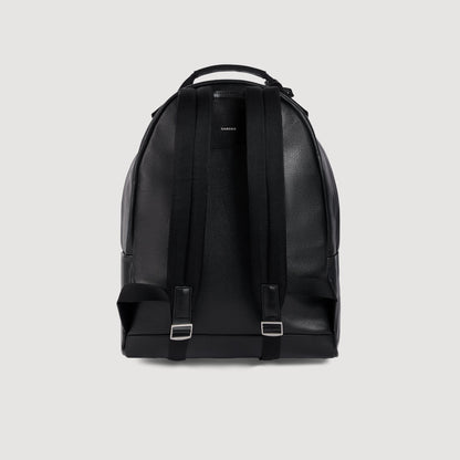 Backpack Regrain Reconstituted leather rucksack Black
