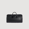 Weekender Regrain Grained leather weekend bag Black