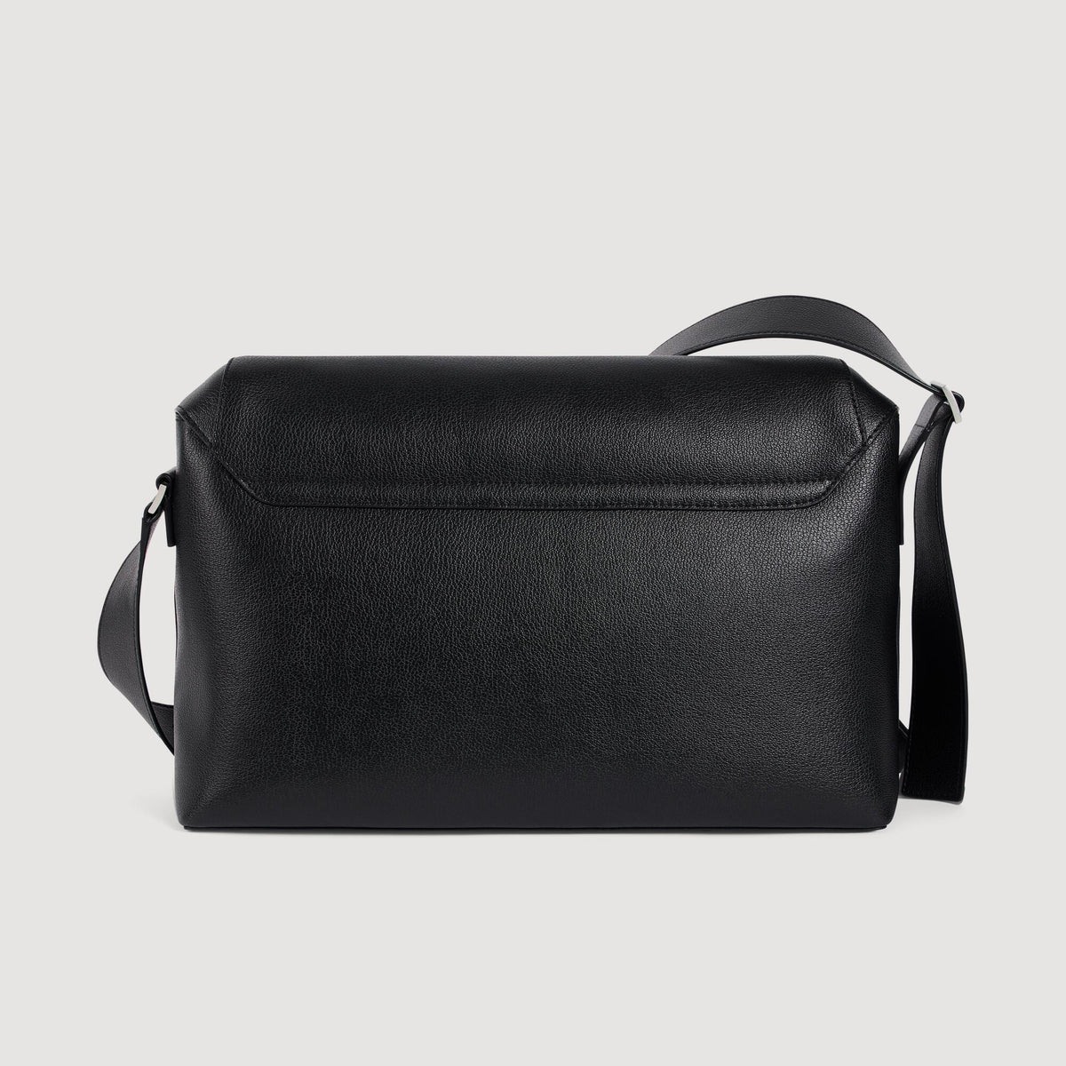 Satchel Small Small reconstituted leather bag Black