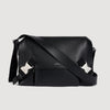 Satchel Small Small reconstituted leather bag Black
