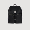 Pocket Backpack Reconstituted leather rucksack Black