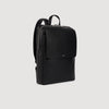 Backpack Vertical Regrain Reconstituted leather rucksack Black