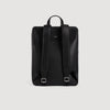 Backpack Vertical Regrain Reconstituted leather rucksack Black