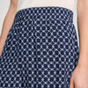 Catena Short Link Print Floaty Shorts Navy Blue