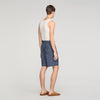 Catena Short Link Print Floaty Shorts Navy Blue