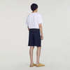 Sponge Shorts Terry Cloth Shorts Navy Blue