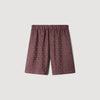 Jacquard Cross Short Square Cross patterned shorts Chocolate